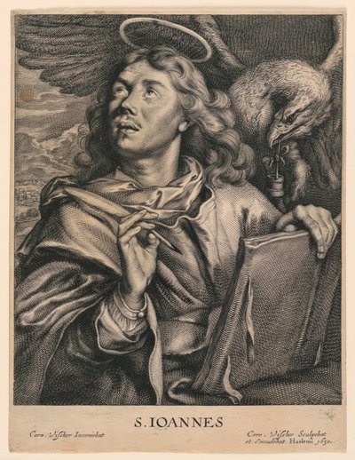 伝道者聖ヨハネ (S. Ioannes) 作： Cornelis Visscher