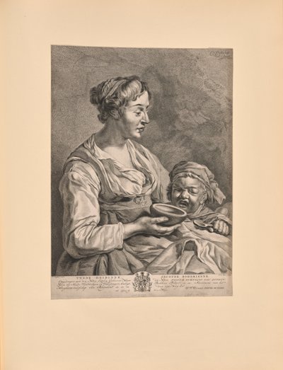 第二のボヘミアン (Second Heidinne - Seconde Bohemienne) 作： Cornelis Visscher