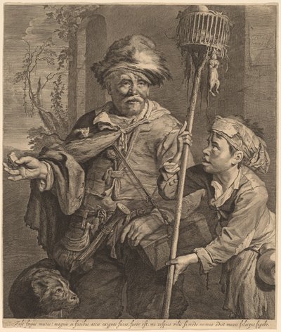 ネズミ毒の売り手 作： Cornelis Visscher
