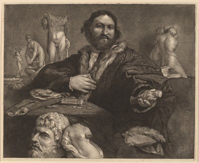 アンドレア・オドーニ 作： Cornelis Visscher after Lorenzo Lotto