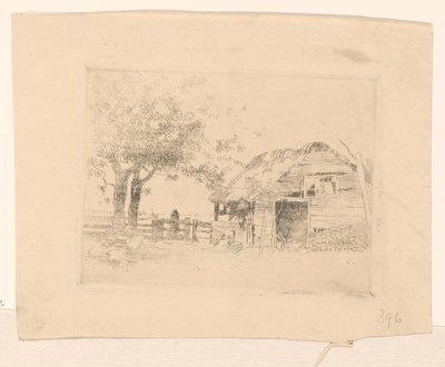 茅葺き屋根の古い納屋 作： Cornelis Vreedenburgh