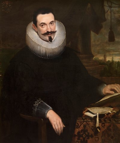 Barthel van den Berghe, Tabelião (óleo sobre tela) (par para 471108) 作： Cornelis de (attr. to) Vos