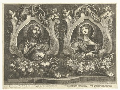 キリストとマリア 作： Cornelis de Bout (possibly)