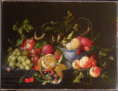 果物の静物 作： Cornelis de Heem
