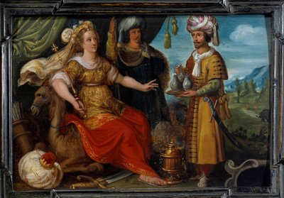 世界の4つの部分。アジア。コルネリス・デ・ベリュール（1607-1671）の絵画、フランドル派 作： Cornelis de I Baellieur