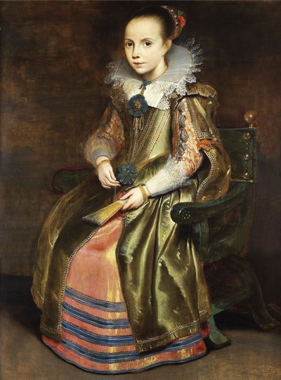 少女時代のエリザベス・ヴェケマンズ 作： Cornelis de Vos
