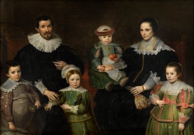 家族の肖像、c.1630-35（キャンバスに油彩） 作： Cornelis de Vos