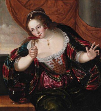 貴婦人の肖像 作： Cornelis de Vos
