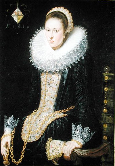 ペルグロム家の貴婦人の肖像 作： Cornelis de Vos