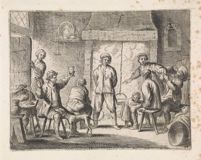 旅館の農家 ジャンルシーン（シリーズタイトル） 作： Cornelis de Wael