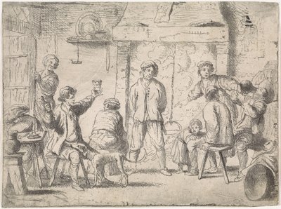 旅館の農家 ジャンルシーン（シリーズタイトル） 作： Cornelis de Wael