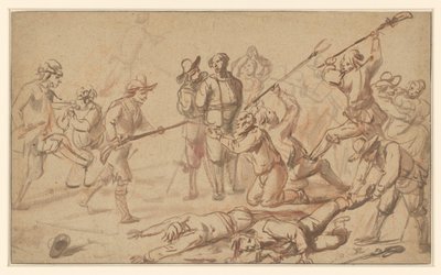 農民への襲撃 作： Cornelis de Wael