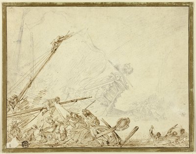 難破船 作： Cornelis de Wael