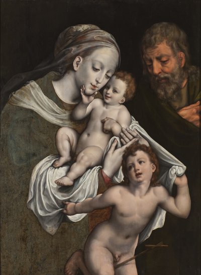 聖ヨハネと聖家族 作： Cornelis van Cleve