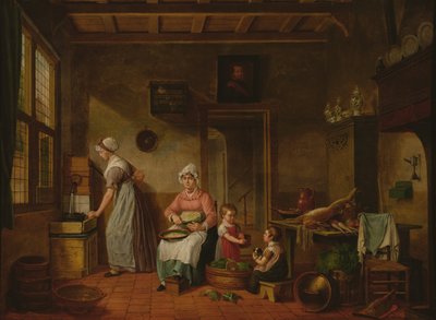 キッチンインテリア、1820 作： Cornelis van Cuylenburg