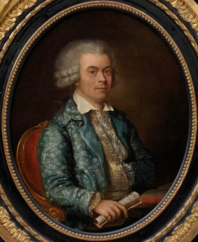 作曲家アンドレ・エルネスト・モデスト・グレトリーの肖像 1741-1813年、c. 1786-88。 作： Cornelis van Cuylenburgh