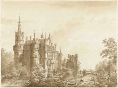 Wijk bij Duurstede (?) の城 作： Cornelis van Hardenbergh