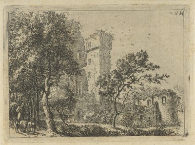 デュルステード城跡 作： Cornelis van Hardenbergh