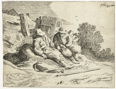 道端の農家 四景（連載タイトル） 作： Cornelis van Kittensteyn (attributed to)