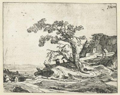 木のある風景 四景（連載タイトル） 作： Cornelis van Kittensteyn (attributed to)