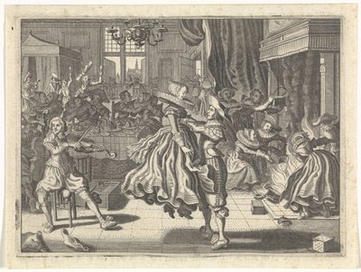 旅館の舞踊団 作： Cornelis van Kittensteyn