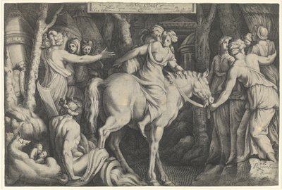 テヴェレ川を渡るクロエリアの飛行 クロエリア (オブジェクトのタイトル) 作： Cornelis van Kittensteyn