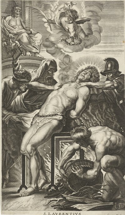 聖ラウレンティウスの殉教 作： Cornelis van Merlen