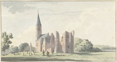 Serooskerken の教会の遺跡 作： Cornelis van Noorde (attributed to)