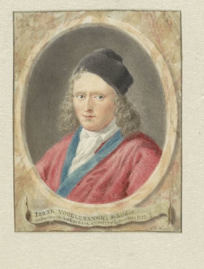 アイザック・フォーゲレンザンクの肖像 作： Cornelis van Noorde