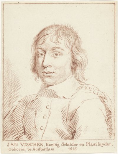 ヤン・デ・フィッシャーの肖像 作： Cornelis van Noorde