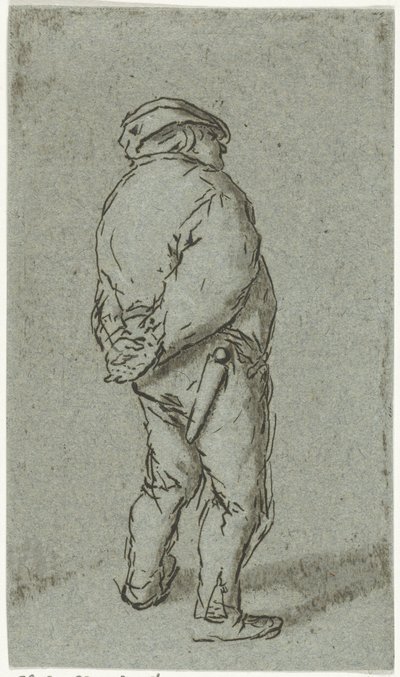 立っている男性 作： Cornelis van Noorde