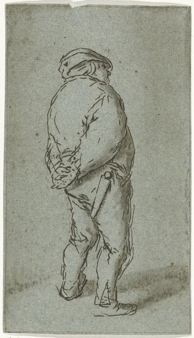 立っている男性 作： Cornelis van Noorde