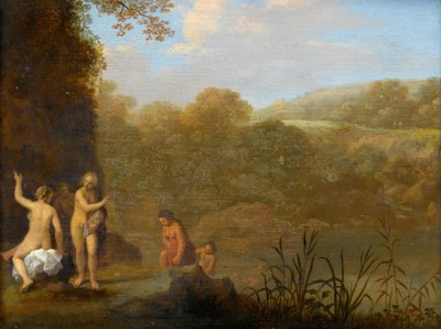 お風呂の女の子 作： Cornelis van Poelenburch