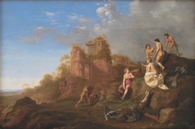 ダイアナと彼女のニンフ 作： Cornelis van Poelenburch