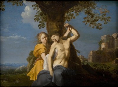 聖セバスチャン 作： Cornelis van Poelenburch