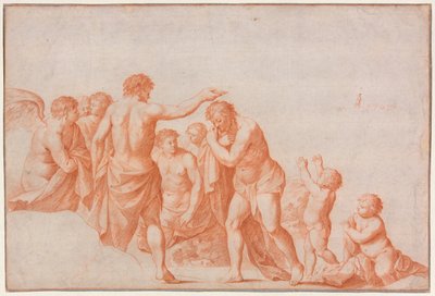 キリストの洗礼 作： Cornelis van Poelenburgh