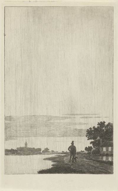 ドナティの彗星、1858 年 作： Cornelis van der Griendt