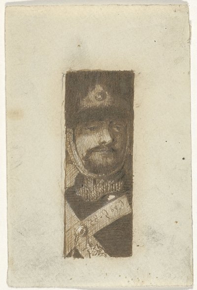 兵士の肖像 作： Cornelis van der Griendt