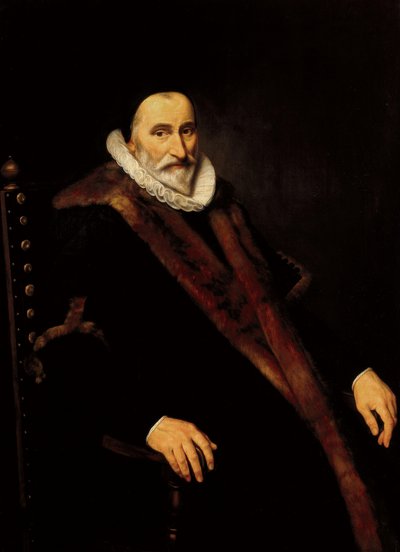 Cornelis Pietersz Hooftの肖像 作： Cornelis van der Voort
