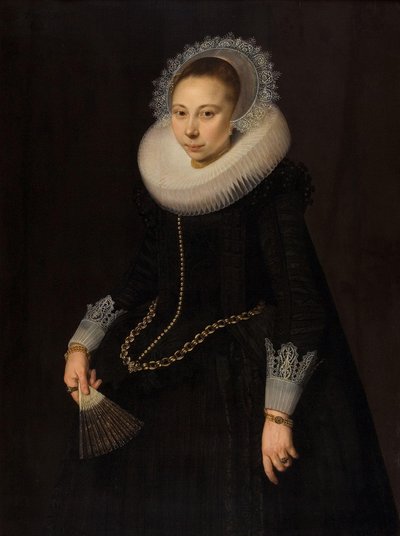 Maria Overrijn van Schoterbosch (1599/1600-1638) の肖像 作： Cornelis van der Voort