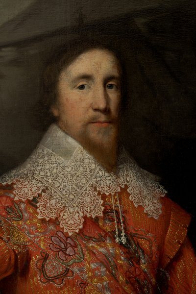 サー・ニコラス・クリスプ 1st Bt. (c. 1599-1666)、c.1599-1666 (キャンバスに油彩) 作： Cornelius I (attr.to) Johnson