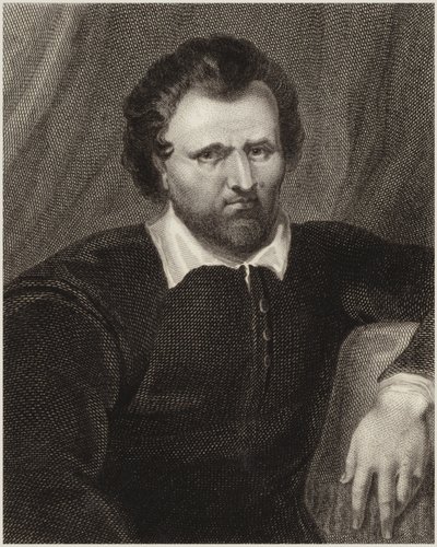 Ben Jonson  作： Cornelius Janssen van Ceulen