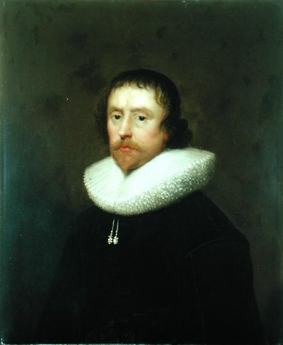 サクストンのフランシス・ハンゲイト大佐の肖像 1640年頃（油彩・キャンバス） 作： Cornelius Janssen van Ceulen