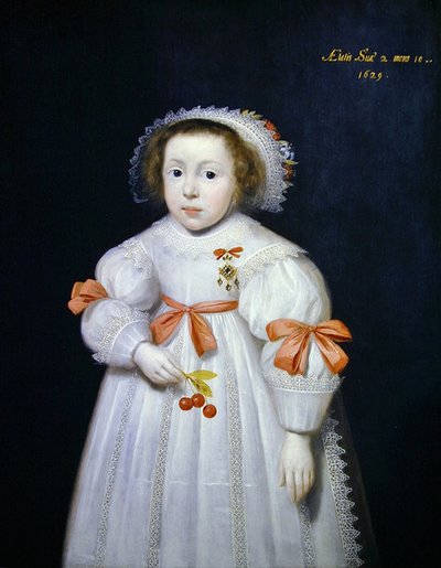少女の肖像 作： Cornelius Janssen van Ceulen