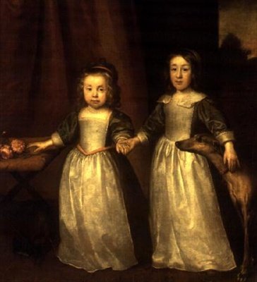 二人の子供の肖像 作： Cornelius Janssen van Ceulen