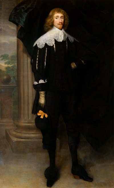 トーマス・ブルース、初代エルギン伯爵、スコットランド貴族、1638年 作： Cornelius Janssen van Ceulen