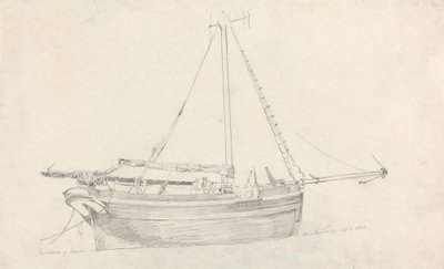 スカボローの漁船「プロビデンス」 作： Cornelius Varley