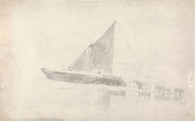 馬車付きボートの研究 作： Cornelius Varley