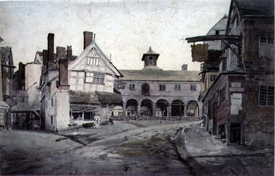 The Market Place, Ross, Herefordshire 作： Cornelius Varley