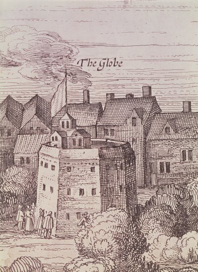 グローブ座、彫刻の詳細 作： Cornelius de Visscher